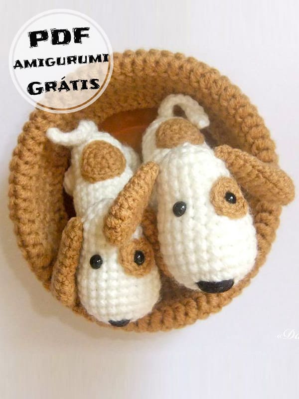 PDF Crochê de Cachorro Receita de Amigurumi Grátis em Português