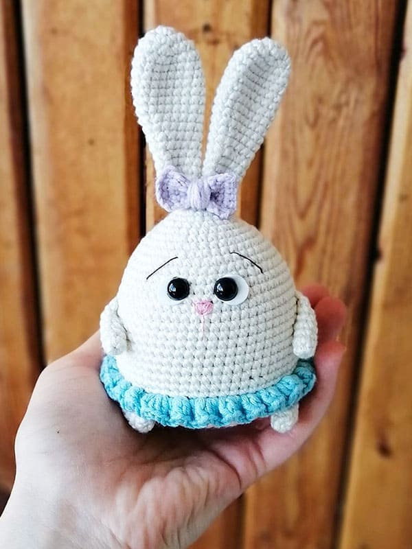 PDF Crochê de Coelhinho da Páscoa Receita de Amigurumi Grátis