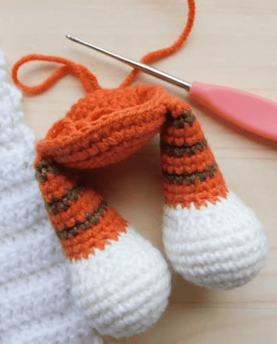 PDF Crochê de Pequeno Tigre Receita de Amigurumi Grátis