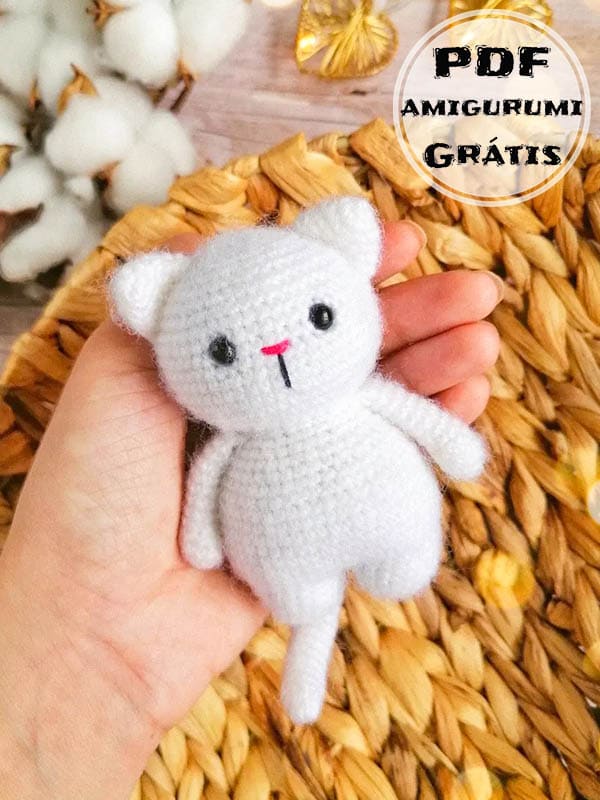 Gatinha Lola PDF Crochê Receita de Amigurumi Grátis