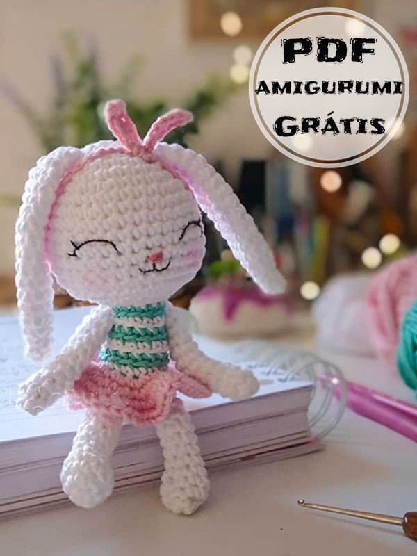 PDF Crochê Coelhinho da Páscoa Receita de Amigurumi Grátis