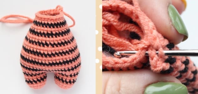 PDF Crochê Mini Tigre Receita de Amigurumi Grátis