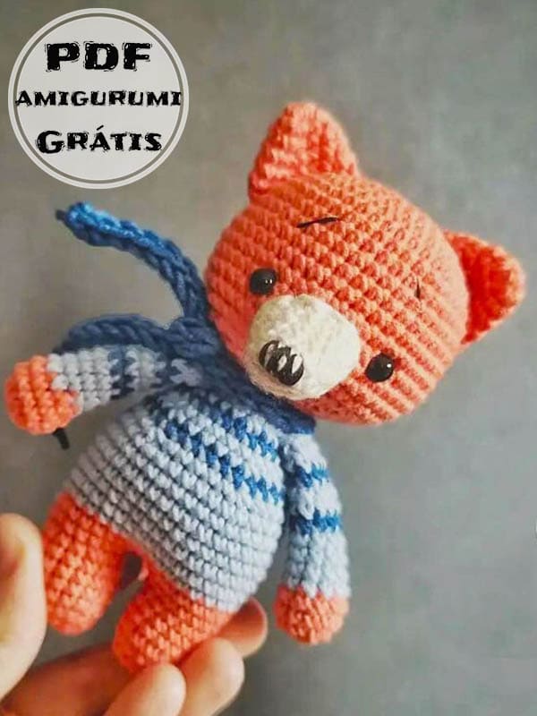 Raposinha Bonita PDF Crochê Receita de Amigurumi Grátis