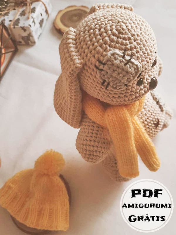 Coelho Amigo PDF Crochê Receita de Amigurumi Grátis