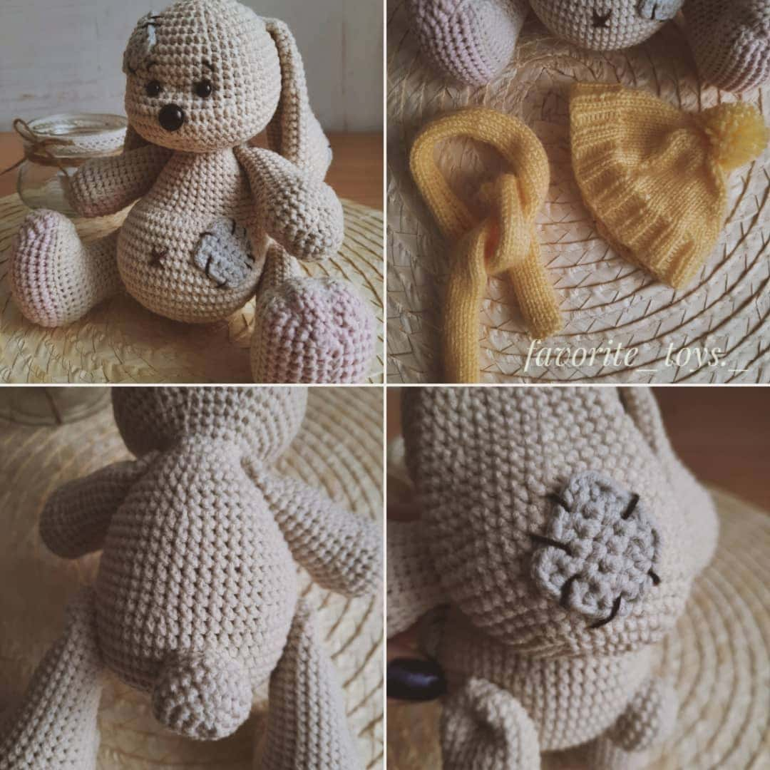 Coelho Amigo PDF Crochê Receita de Amigurumi Grátis