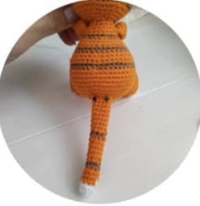 PDF Crochê Tigre Fácil Receita de Amigurumi Grátis 