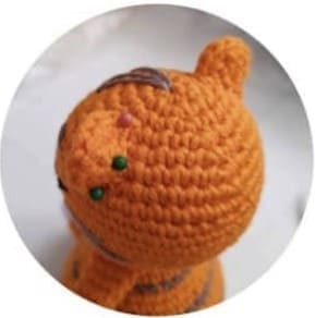 PDF Crochê Tigre Fácil Receita de Amigurumi Grátis 