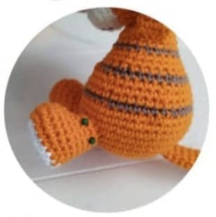 PDF Crochê Tigre Fácil Receita de Amigurumi Grátis 