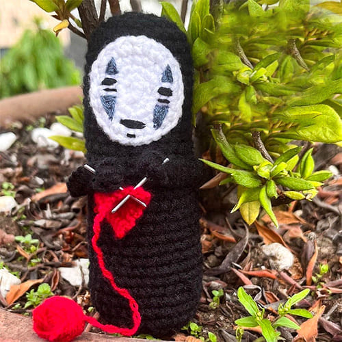 Sem Rosto Kaonashi Amigurumi Receita de PDF Grátis