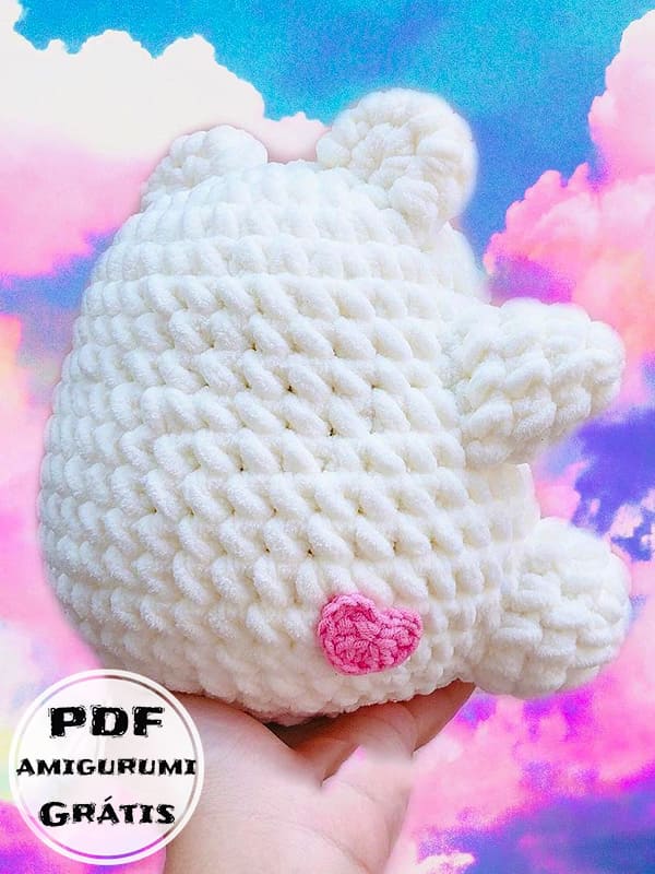 Urso Peludo Amigurumi Receita PDF Grátis 