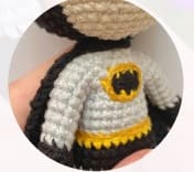 Batman Amigurumi Chaveiro Receita de PDF Grátis