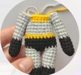 Batman Amigurumi Chaveiro Receita de PDF Grátis