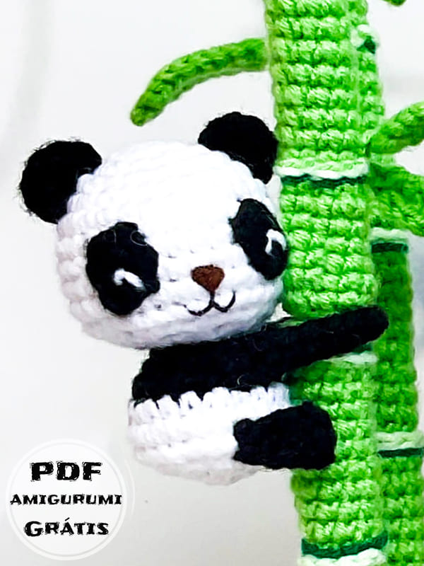 Panda Amigurumi Chaveiro Receita de PDF Grátis