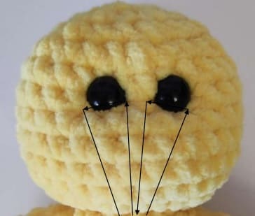 Amarelo Coelho Amigurumi Pelúcia Receita de PDF Grátis