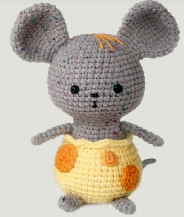 Calça Queijo Rato Amigurumi Receitas PDF Gratis