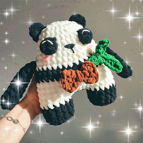 Amigurumi Panda de Pelúcia PDF Receitas Gratis