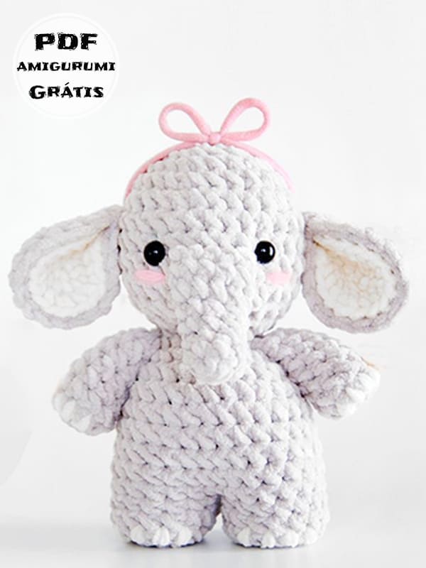 Bebê Elefante Amigurumi Receita Gratis PDF