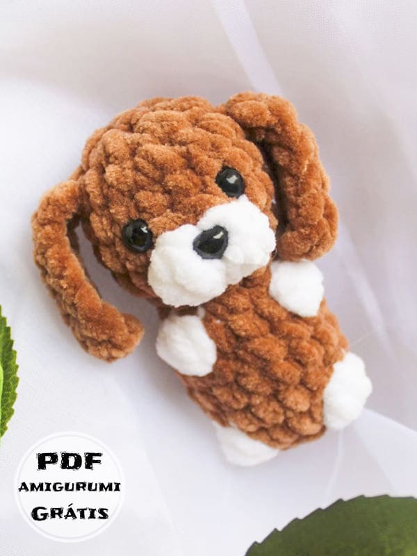 Cachorro Amigurumi Chaveiro PDF Receitas Gratis
