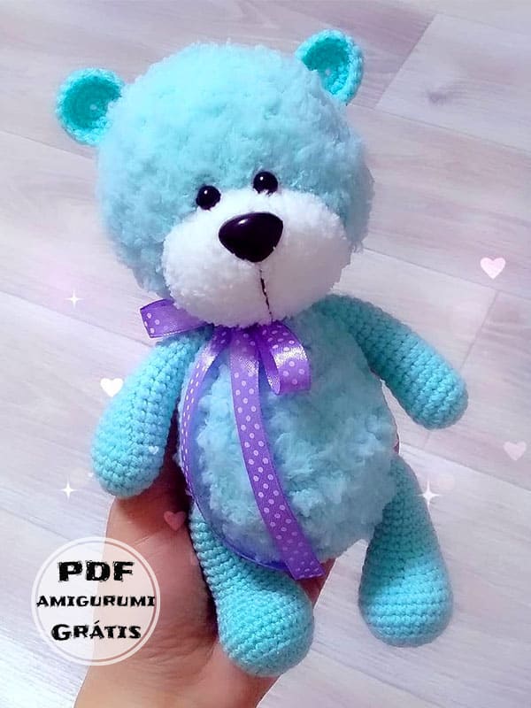 Caio Urso Amigurumi Receita PDF Gratis 