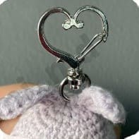 Receita Chaveiro Amigurumi Coelho PDF Gratis 