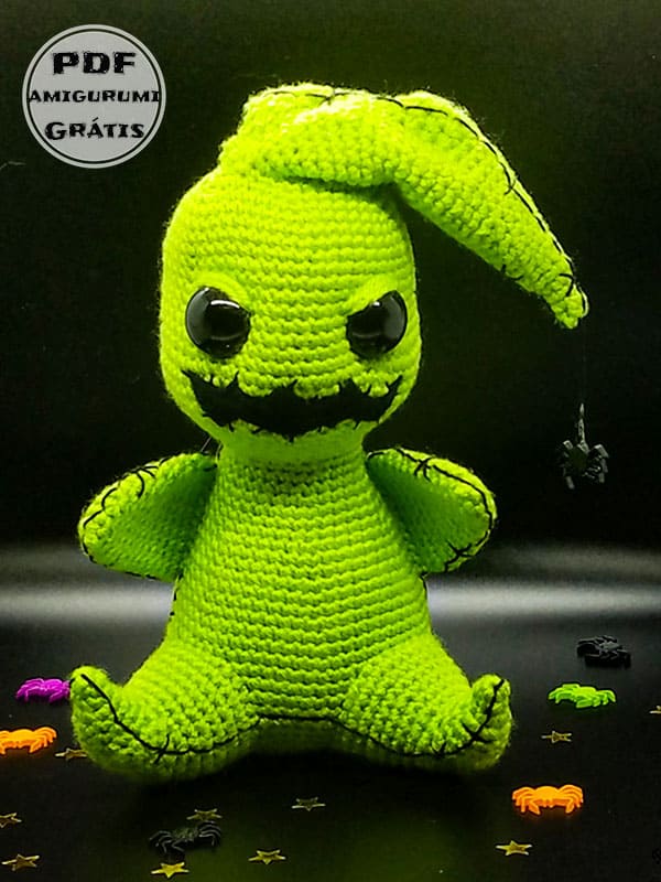 Boneca Oogie Boogie Amigurumi Natal Receitas Grátis