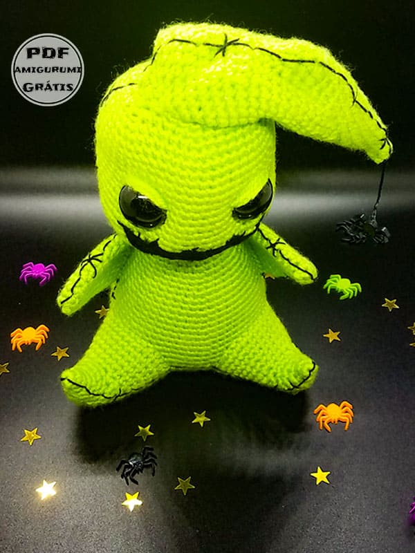 Boneca Oogie Boogie Amigurumi Natal Receitas Grátis