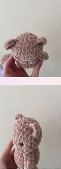 Gorro do Papai Noel Urso Amigurumi Receita PDF