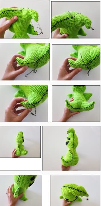 Boneca Oogie Boogie Amigurumi Natal Receitas Grátis