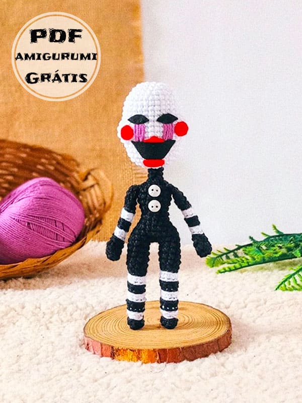 Puppet Boneca de Crochê Amigurumi Receita Grátis -2
