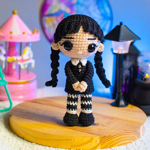 Wandinha Amigurumi Receita