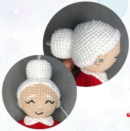 Mãezinha Mamãe Noel Amigurumi Receita Grátis