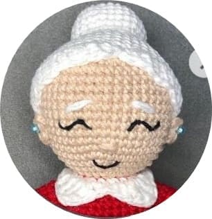 Mãezinha Mamãe Noel Amigurumi Receita Grátis