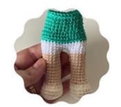 Enfermeira Mildred Boneca Amigurumi Receita PDF